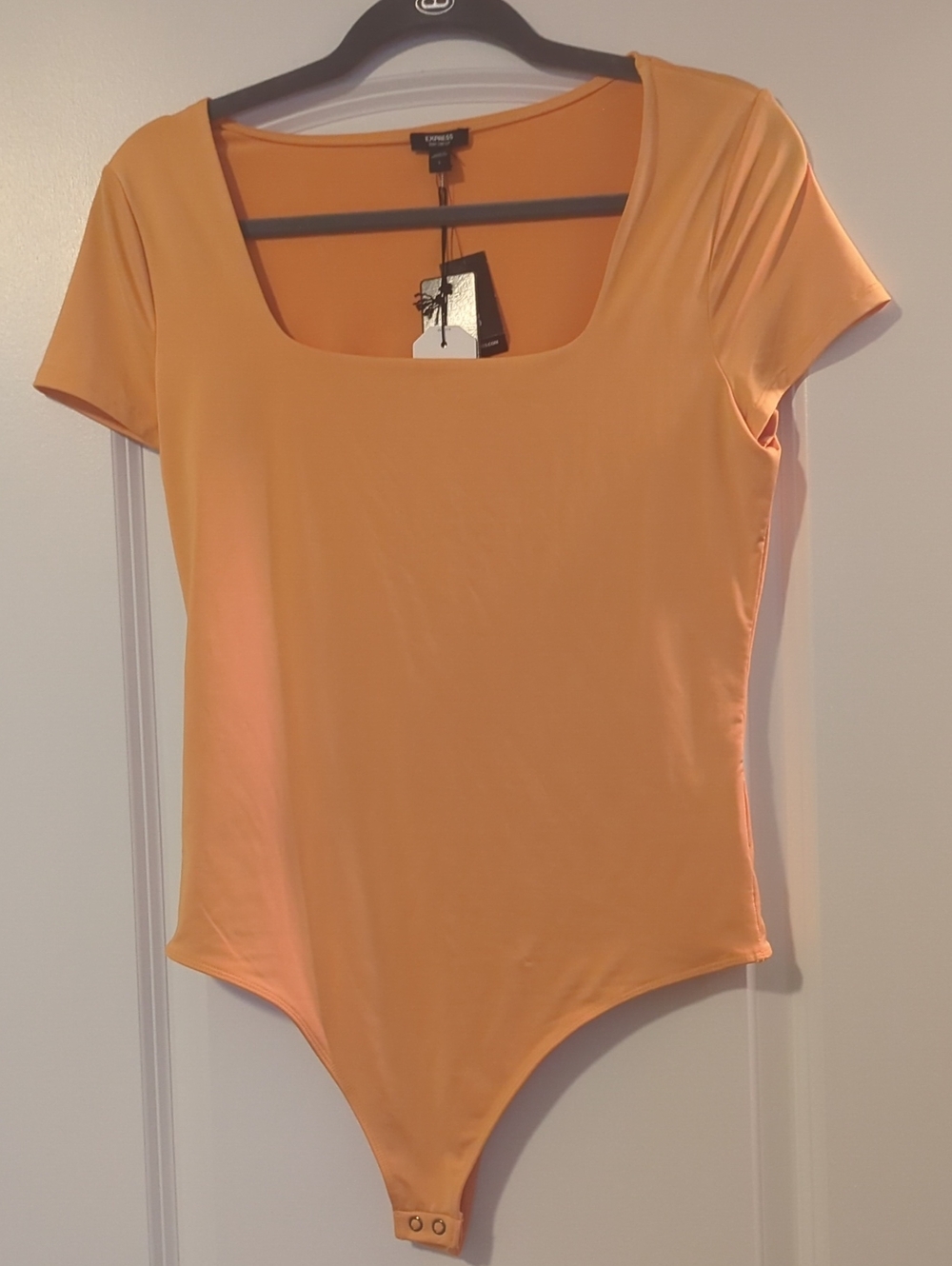 Square Neck Short Sleeve Bodysuit